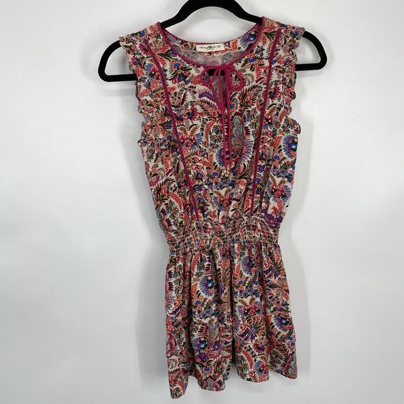 NATURAL LIFE Colorful Floral Mini Dress - Picture 11 of 12